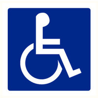 Pikt-o-Norm Pictogram indication toilets disabled persons