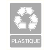 Pictogram indication recycling plastic