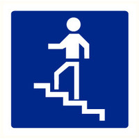 Pikt-o-Norm Pictogram aanwijzing trappen