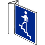 Pictogram aanwijzing trappen