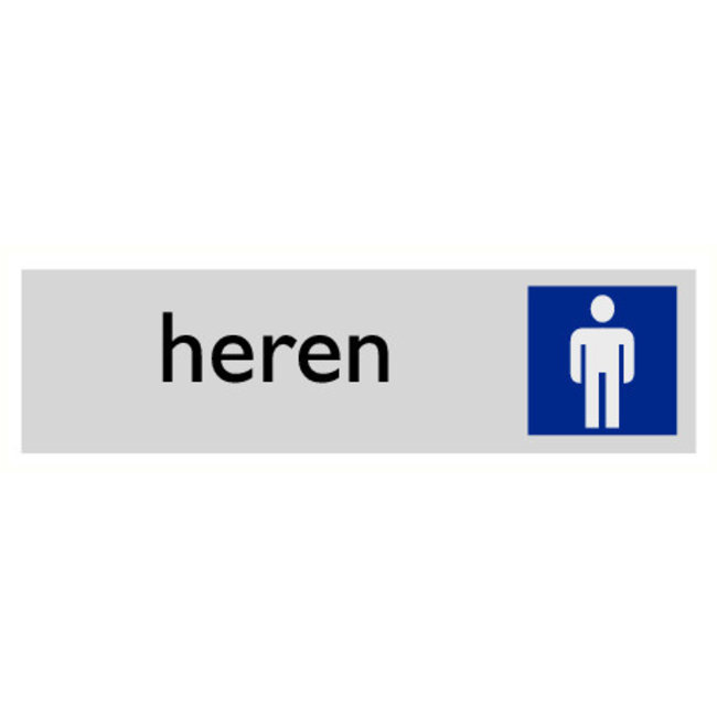 Pikt-o-Norm Pictogram tekst toilet heren