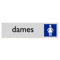 Pikt-o-Norm Pictogramme texte toilettes dames