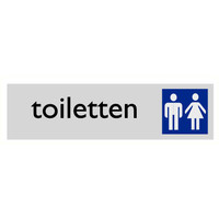 Pikt-o-Norm Pictogram tekst toilet heren en dames