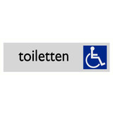 Pictogram text toilet disabled persons