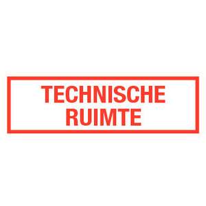 Pikt-o-Norm Pictogram tekst technische ruimte