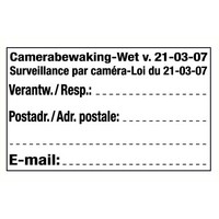 Pikt-o-Norm Pictogram text camera surveillance indications