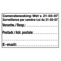 Pikt-o-Norm Pictogramme texte vidéosurveillance indications