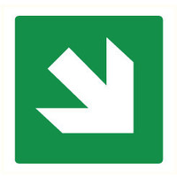 Pikt-o-Norm Pictogram arrow green diagonal