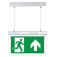 FireDiscounter Emergency lighting board LED with direction labels