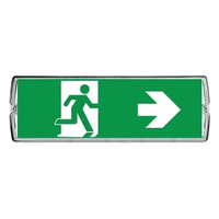 FireDiscounter Eclairage de secours LED avec étiquettes de direction