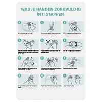FireDiscounter Hand hygiene instructions A4