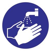 FireDiscounter Pictogram indication wash hands