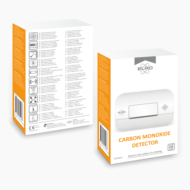 Elro Elro Carbon monoxide detector 10-year sensor