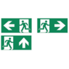 FireDiscounter Emergency lighting LED with labels