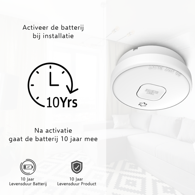 Elro Elro smoke detector with 10 year battery