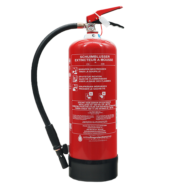 FireDiscounter Extincteur à mousse 6l Standard