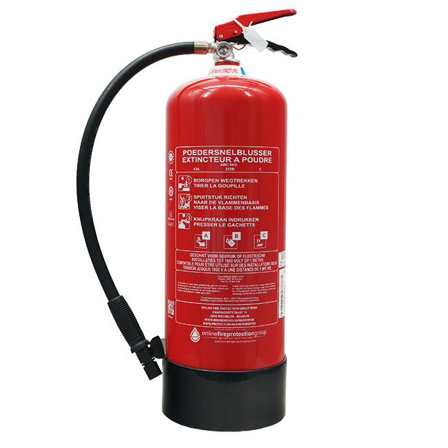 FireDiscounter Powder fire extinguisher 9kg Basic