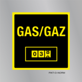 Pictogram gasmeter (Aluminium)