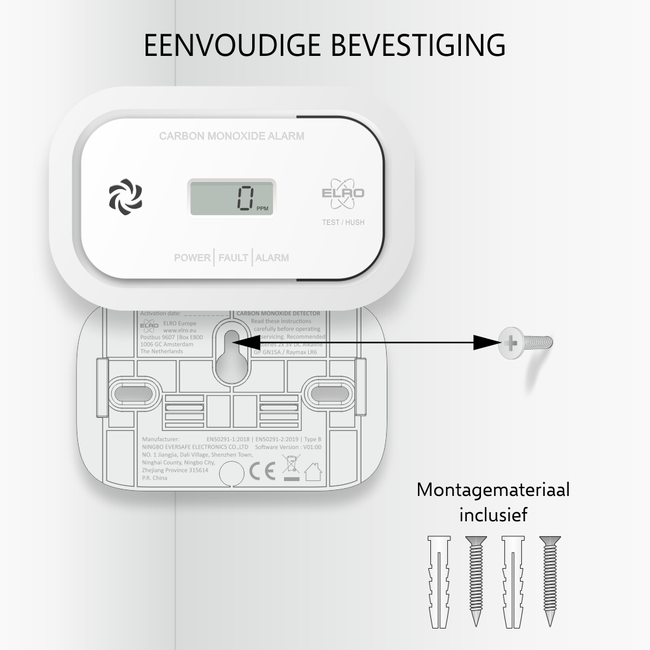Elro Elro FC5003 CO detector with display