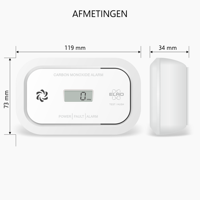 Elro Elro FC5003 CO detector with display