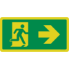 Pikt-o-Norm Pictogram emergency exit right