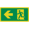 Pikt-o-Norm Pictogram emergency exit left