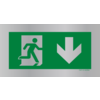 Pikt-o-Norm Pictogram emergency exit down
