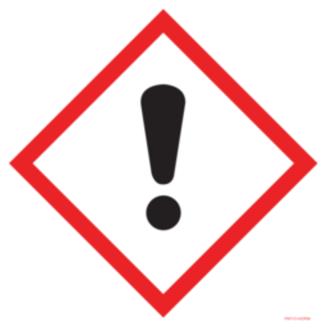 Pikt-o-Norm Hazardous, harmful and irritant substances pictogram (GHS07)