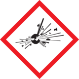 Explosive substances pictogram (GHS01)