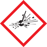 Pikt-o-Norm Pictogram Explosieve stoffen (GHS01)