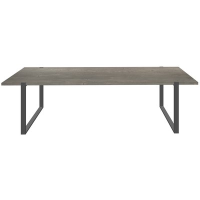 'Wenen' eiken tafel met een ingefreesde poot met profiel
