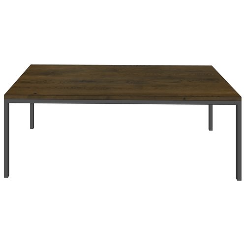 'Stockholm' industriële salontafel met 4 poten
