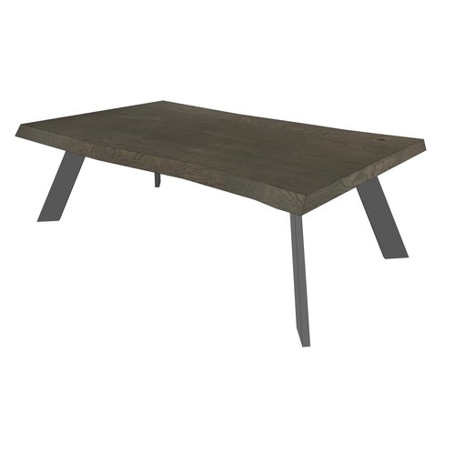 'Oslo' boomstamvormige salontafel hoekpoot Gerard 7/2