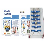 Shoeps Elastische veter MINION BANANA BLUE 14 STUKS