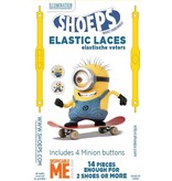 Shoeps Elastische veter MINION YELLOW 14 STUKS