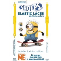 Elastische veter MINION YELLOW 14 STUKS