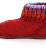 Haflinger Kinder sok pantoffel rood