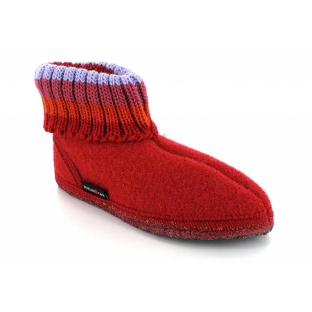 Haflinger Kinder sok pantoffel rood