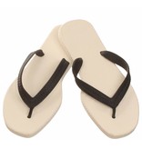 teenslipper wit / zwart