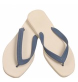 teenslipper wit / blauw