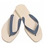 teenslipper wit / blauw