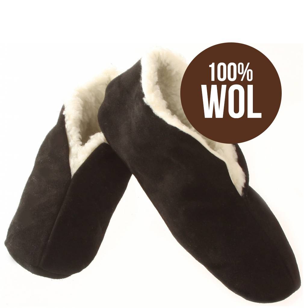 Opnemen stoel Rudyard Kipling Bernardino Spaanse slof zwart 100% wol | Spaansesloffen.nl