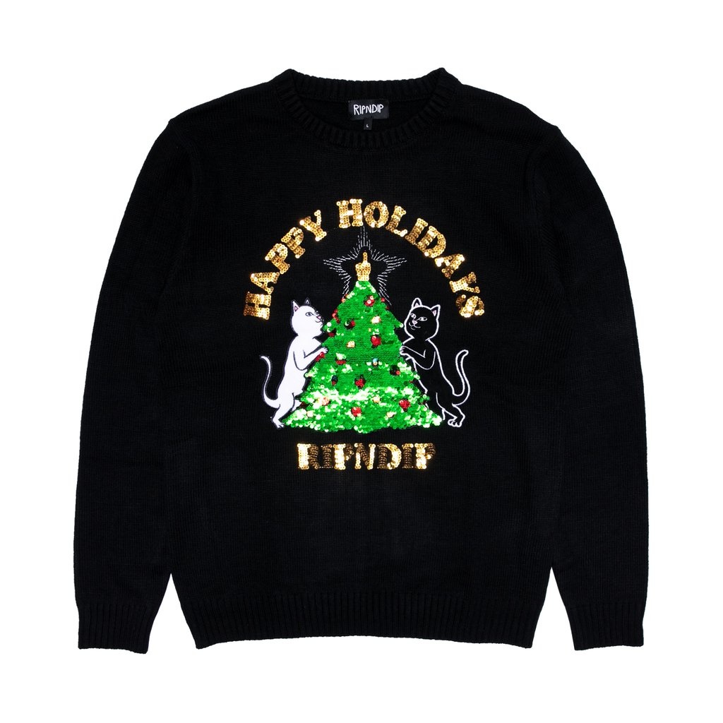 RIPNDIP RIPNDIP Litmas Tree Knitted Sweater