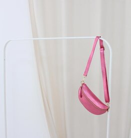 baggyshop Cross body tasje roze metallic