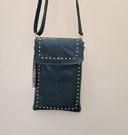 baggyshop Telefoon tasje metallic petrol