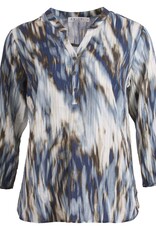 Enjoy Blauwe print blouse