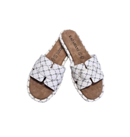 Lazamani Witte slippers