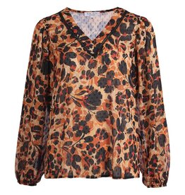 Enjoy Camel print blouse