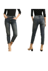 Hello miss Blauw/beige momfit jeans