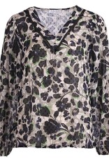 Enjoy Grijze print blouse 183858